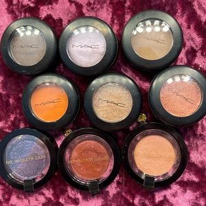 Pat McGrath Labs and MAC eyeshadow singles